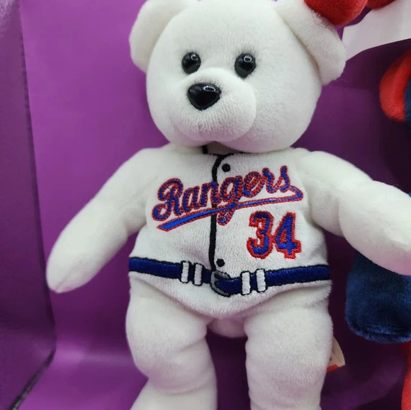 MLB Texas Rangers Bears Lot 34 Nolan Ryan Mini Foam Topper - Picture 2 of 10